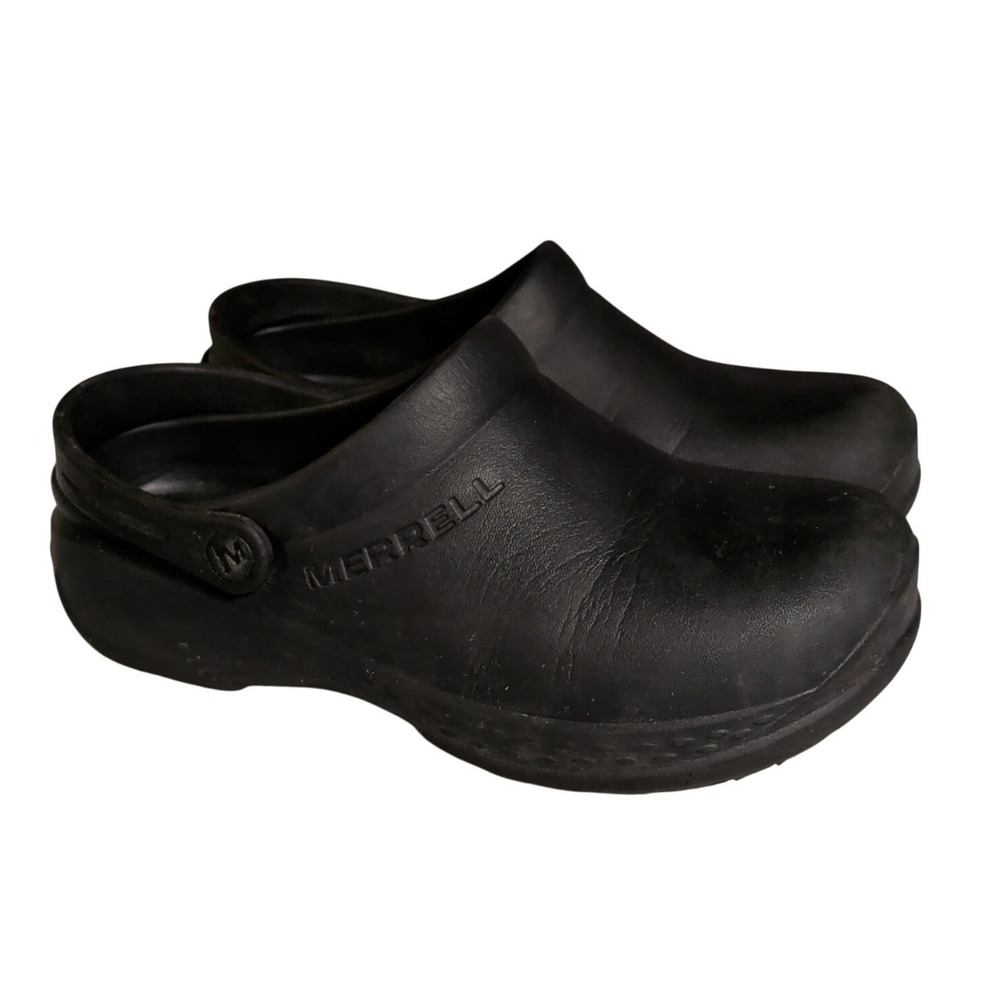 Merrell Encore Service Pro Clogs Womens Size 8 Black Work Wear Walking Nursing